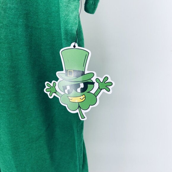 Maid And Local T-Shirt Size X-Large Life Of The Paddy Green Short Sleeve - Picture 3 of 7